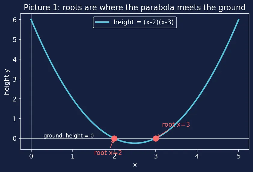 Figure — Quadratic equations — factoring, completing the square