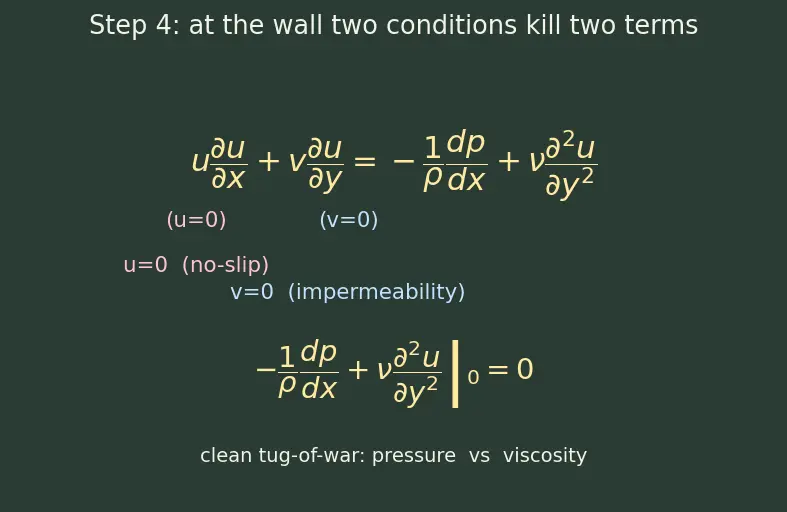 Figure — Boundary layer separation — adverse pressure gradient