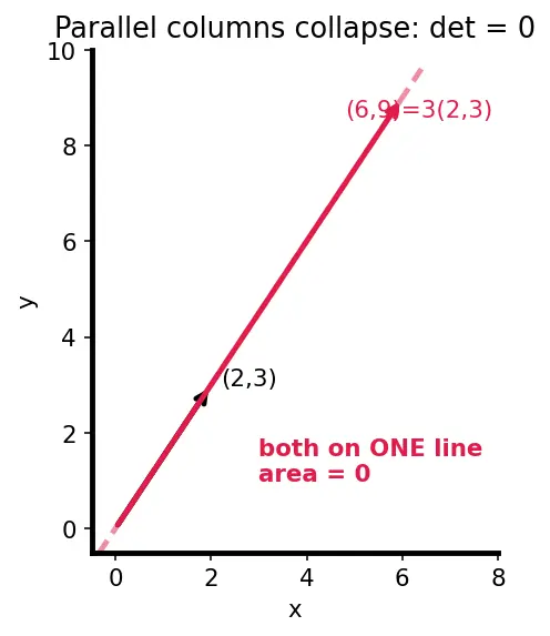 Figure — Determinant of 2×2 matrix