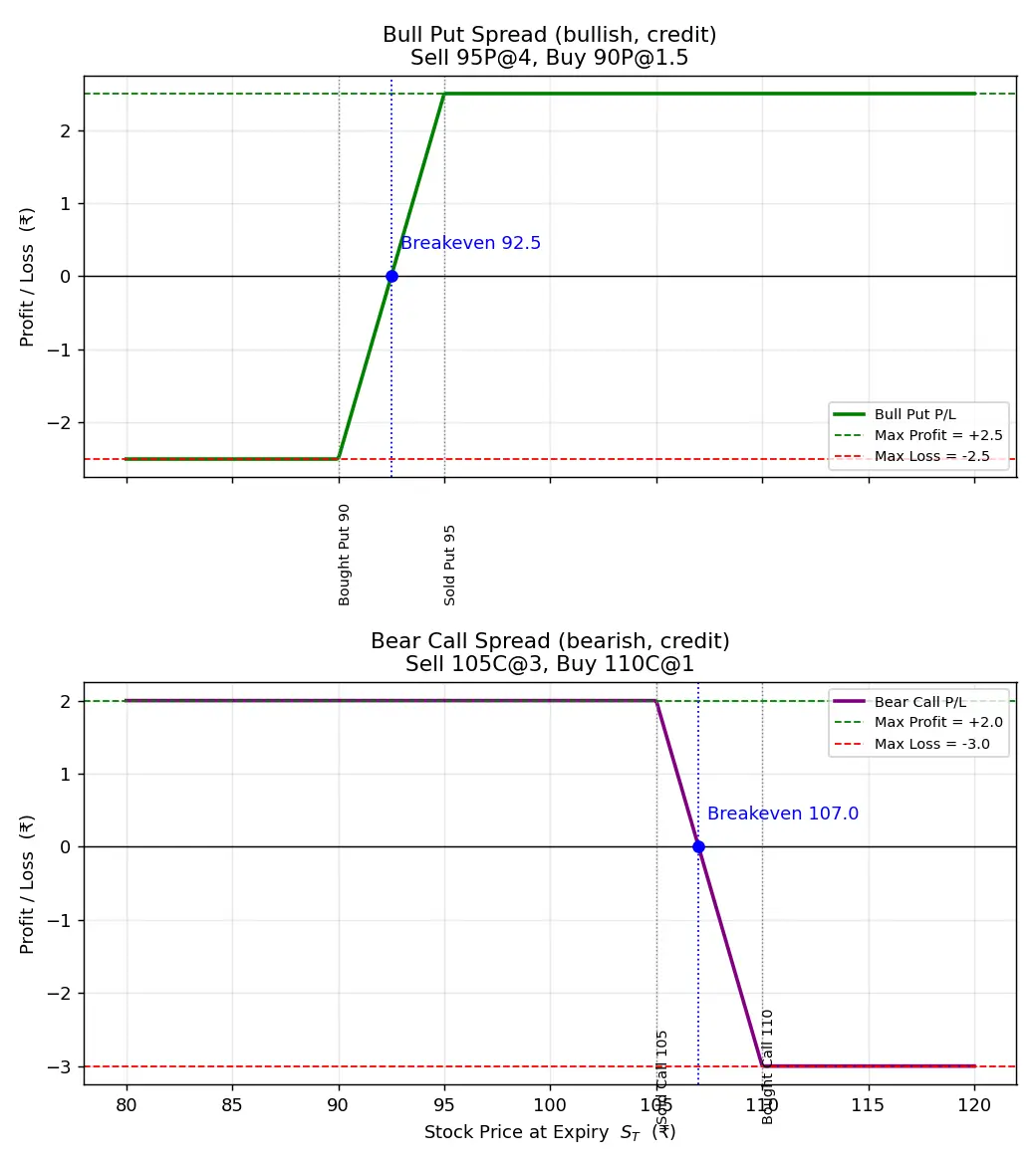 Figure — Understand bull put and bear call spreads