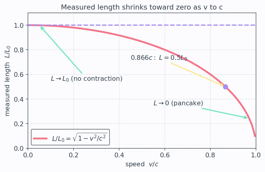 Figure — Length contraction — derivation