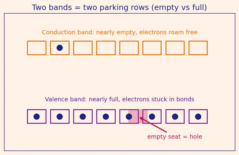 Figure — Electron-hole pair generation