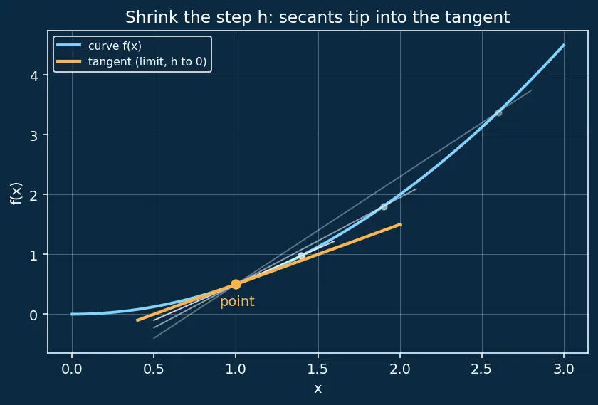 Figure — Gradients and directional derivatives