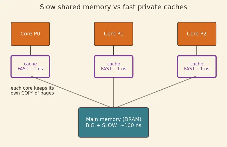 Figure — Multicore coherence protocols