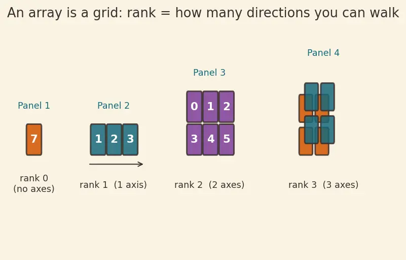 Figure — NumPy broadcasting rules