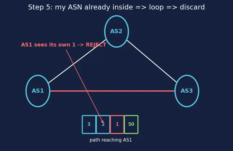 Figure — BGP — path vector, AS, policy routing