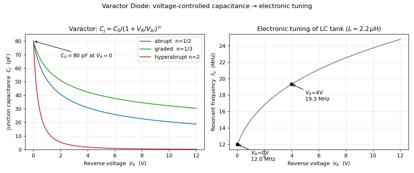 Figure — Varactor diodes