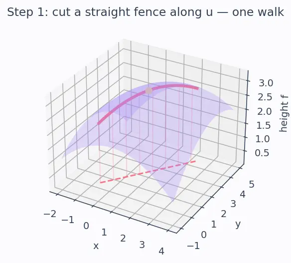 Figure — Directional derivative — definition, formula