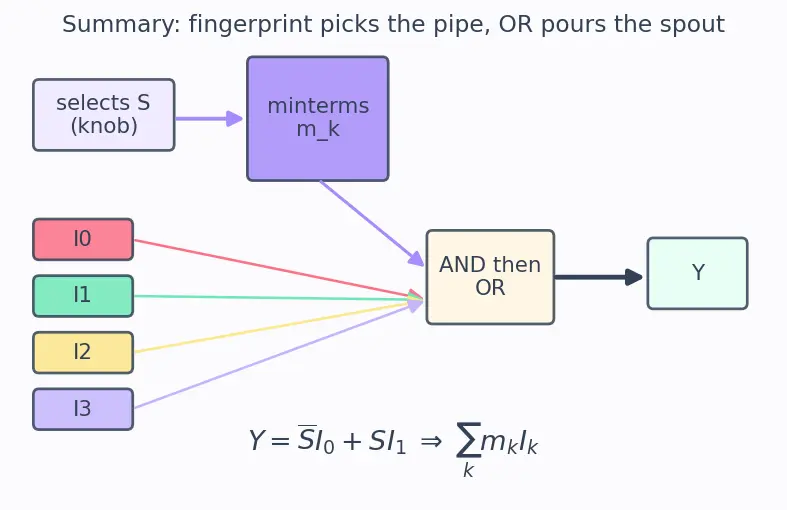 Figure — Multiplexers (2 - 1, 4 - 1, n - 1)