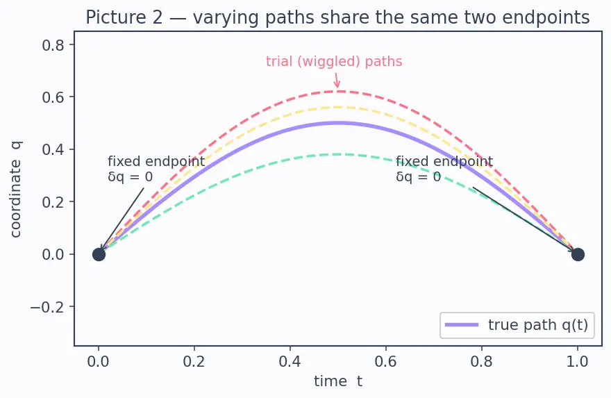 Figure — Lagrangian L = T − V