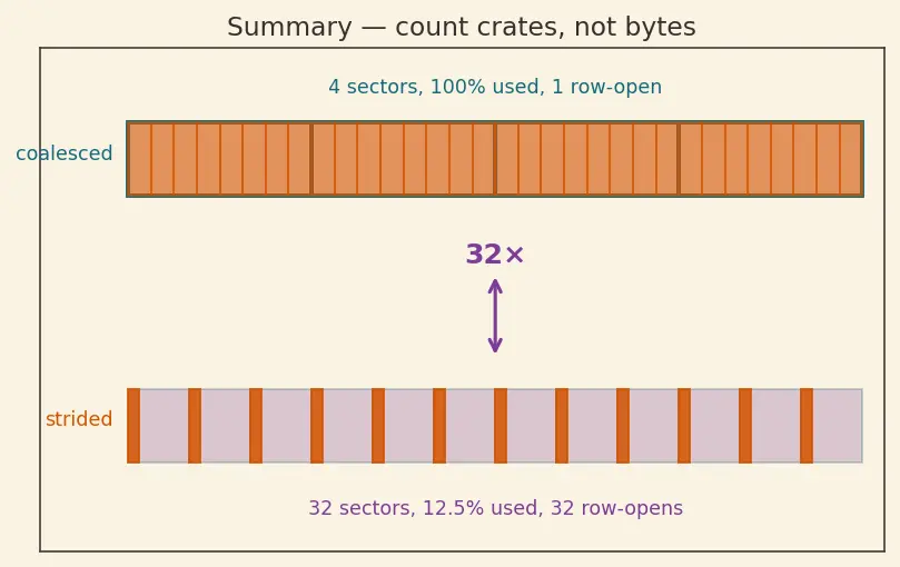 Figure — Coalesced memory access