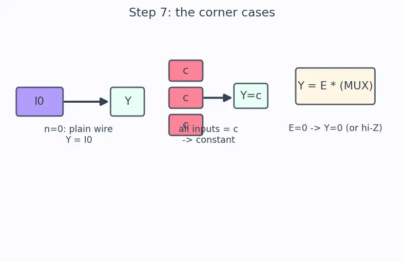 Figure — Multiplexers (2 - 1, 4 - 1, n - 1)