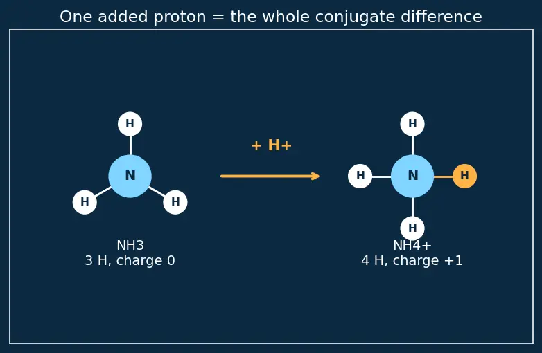 Figure — Conjugate acid-base pairs