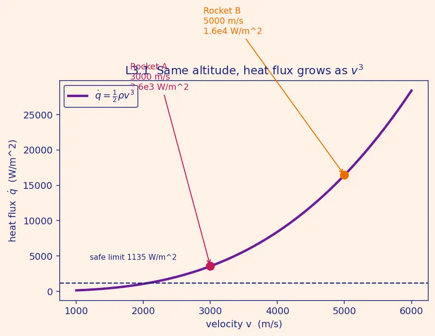 Figure — Fairing separation — altitude, dynamic pressure requirements