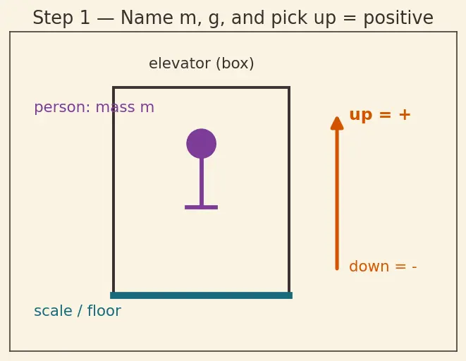 Figure — Weightlessness — true (free fall) vs apparent