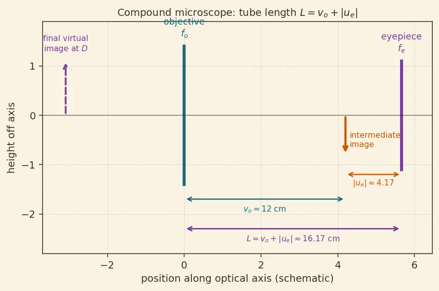 Figure — Optical instruments — human eye, simple microscope, compound microscope, telescope