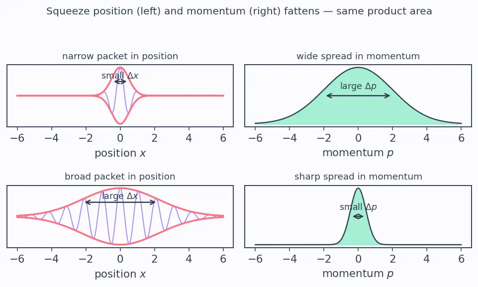 Figure — Heisenberg uncertainty principle — Δx Δp ≥ ℏ - 2