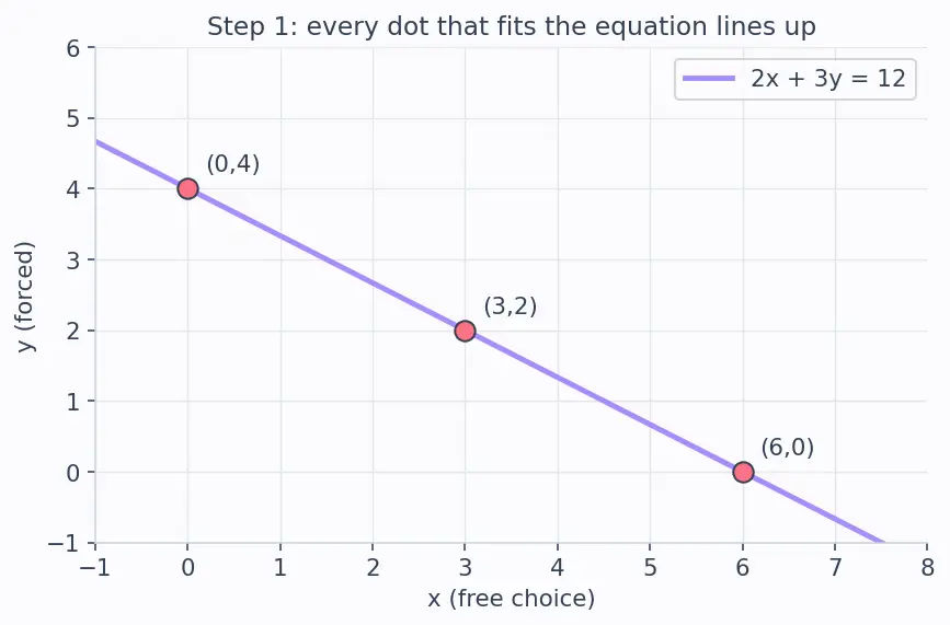 Figure — Linear equations in two variables — graphical and algebraic solutions