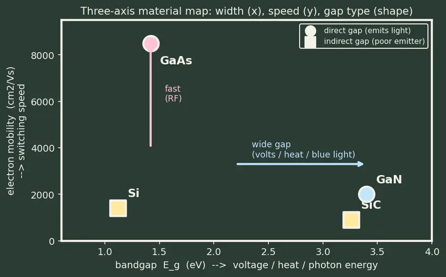 Figure — Compound semiconductors (GaN, GaAs, SiC) overview