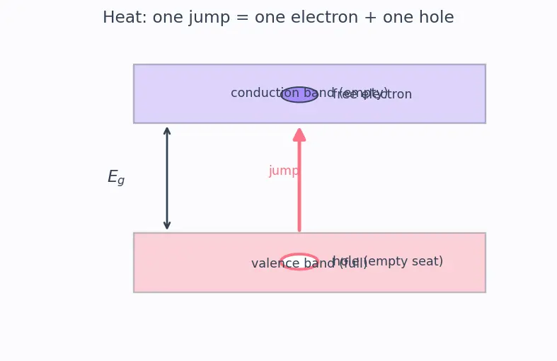 Figure — Electron-hole pair generation