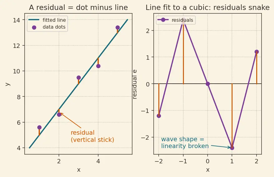Figure — Assumptions of linear regression
