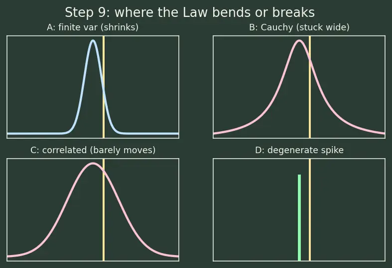 Figure — Law of large numbers