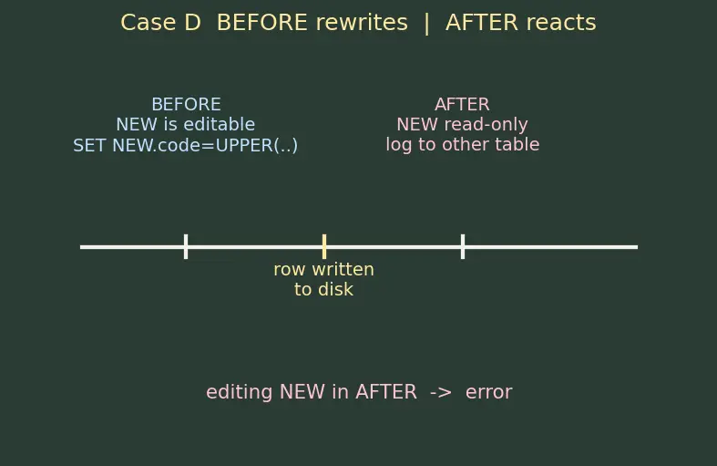 Figure — Stored procedures, triggers, functions