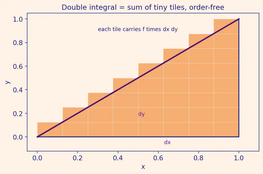 Figure — Changing order of integration