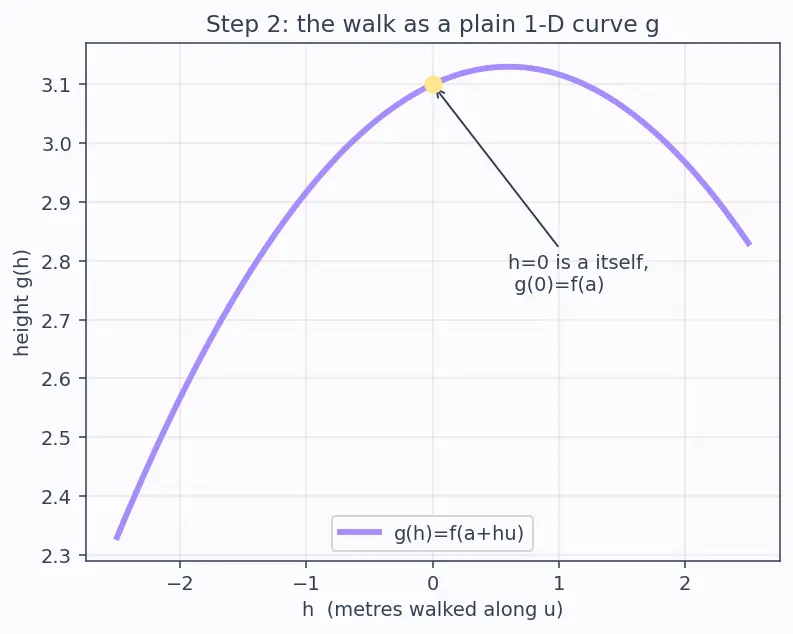 Figure — Directional derivative — definition, formula