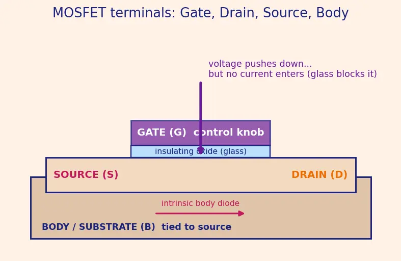 Figure — MOSFET as a switch