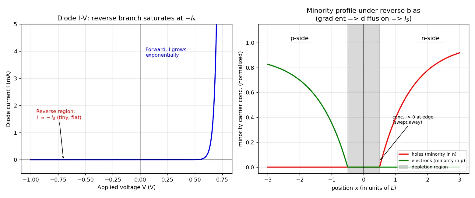 Figure — Reverse saturation current