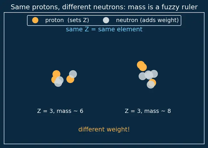 Figure — Modern periodic law — based on atomic number