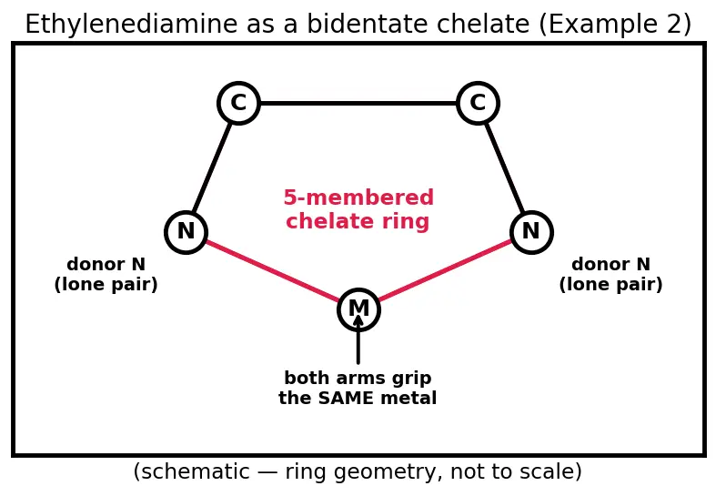 Figure — Ligands — classification (mono, bi, poly, ambidentate, chelating); denticity