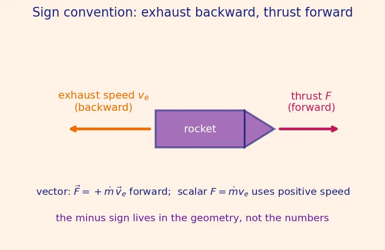 Figure — Specific impulse Isp = v_e - g₀ — definition, physical meaning, units