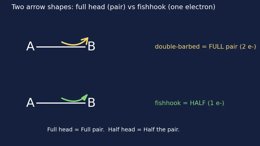 Figure — Reaction mechanisms — curved-arrow notation, bond formation - breaking (heterolysis vs homolysis)
