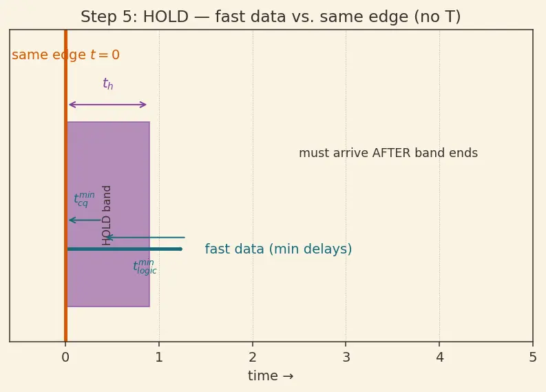 Figure — Setup and hold time constraints