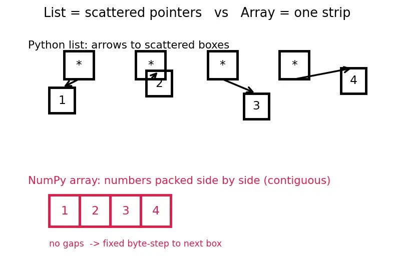 Figure — NumPy arrays and vectorized operations