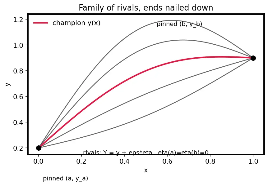 Figure — Euler-Lagrange equation — derivation