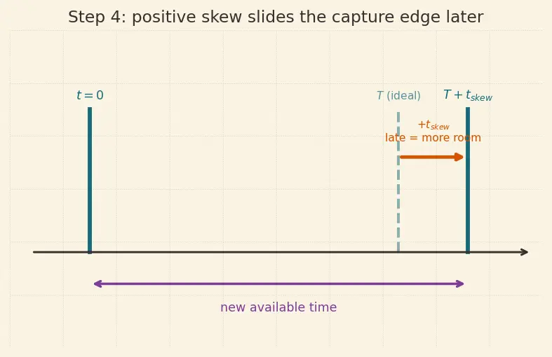 Figure — Clock skew and jitter
