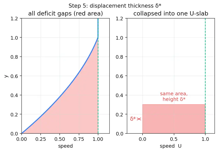 Figure — Boundary layer thickness, displacement thickness, momentum thickness