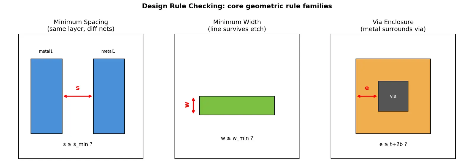 Figure — Design rule checking (DRC)