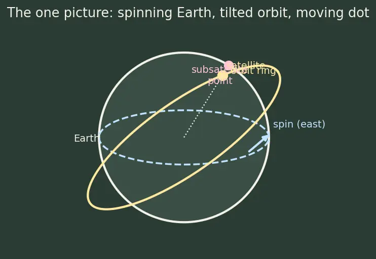 Figure — Groundtrack analysis — swath, revisit