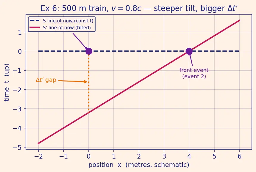Figure — Simultaneity — relativity of simultaneity
