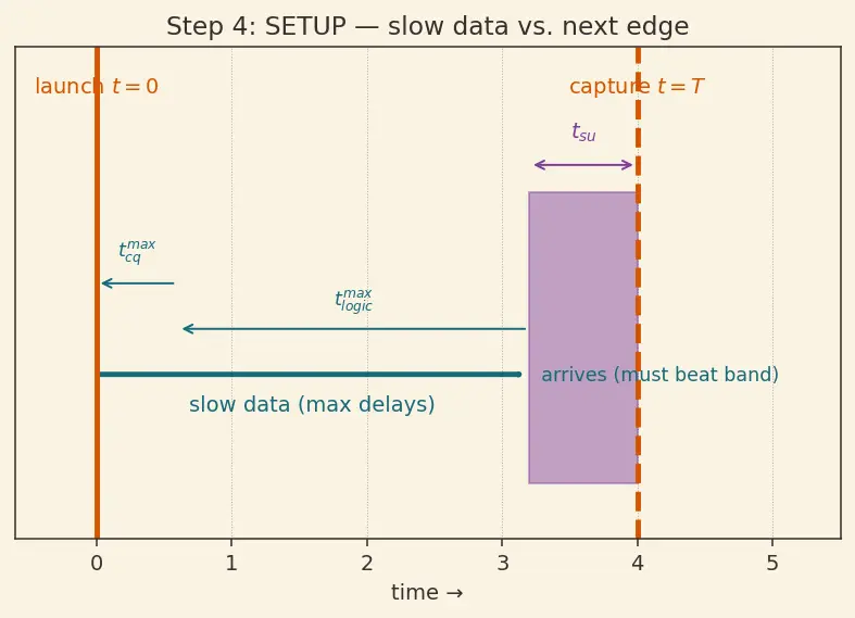 Figure — Setup and hold time constraints