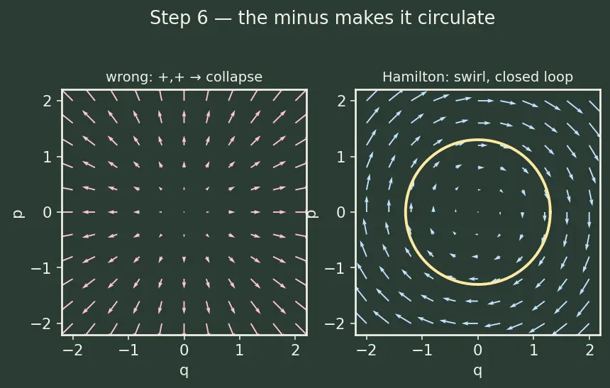 Figure — Hamilton's equations of motion