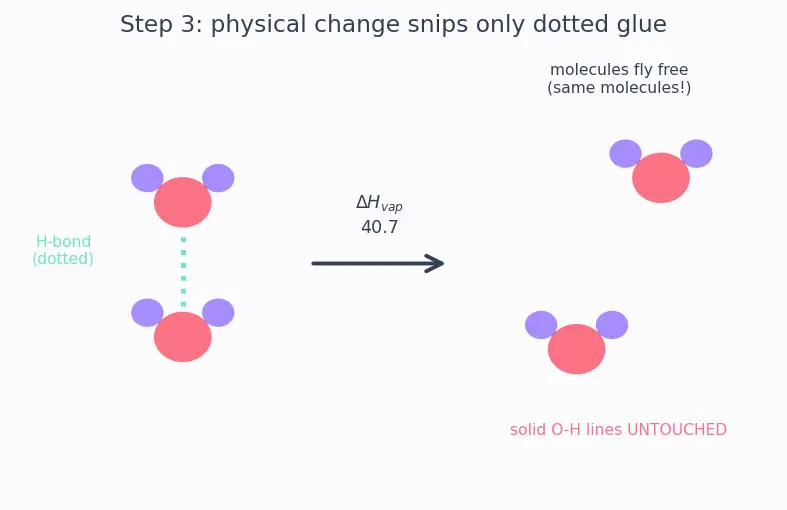 Figure — Physical vs chemical change