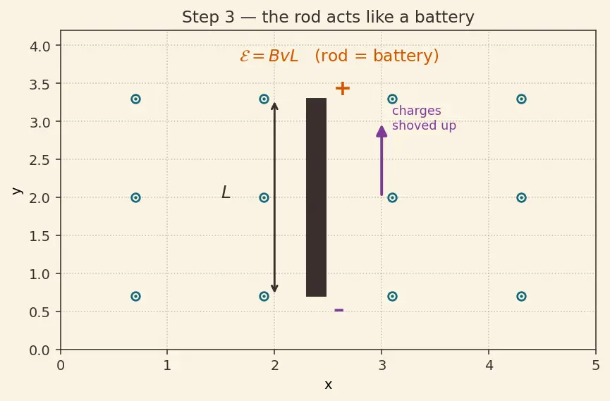 Figure — Faraday's law — EMF = −dΦ - dt