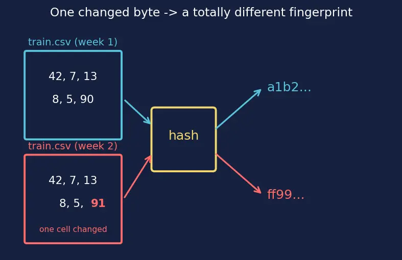 Figure — Experiment tracking and reproducibility