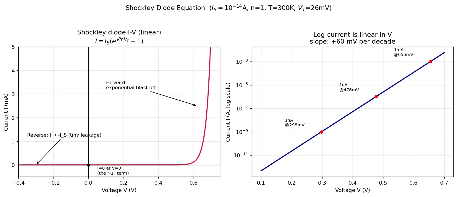 Figure — Shockley diode equation