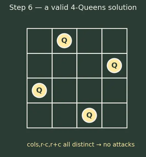 Figure — Backtracking problems — N-Queens, Sudoku solver, all permutations - subsets